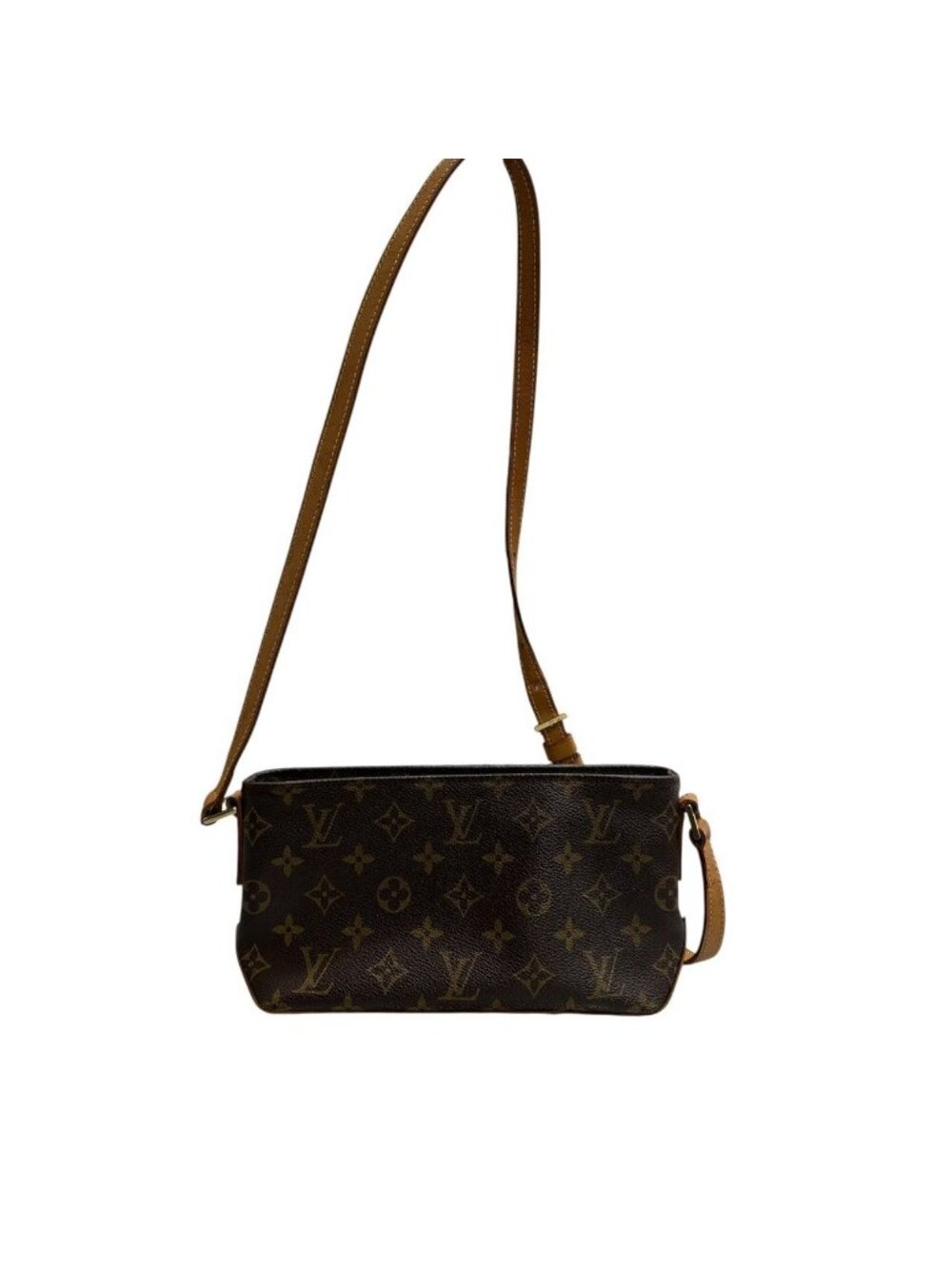Louis Vuitton Monogram Brown Gold Shoulder Bag